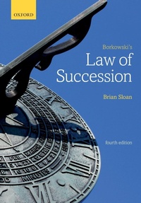 Abbildung von: Borkowski's Law of Succession - Oxford University Press