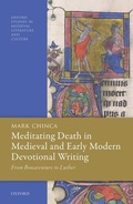 Cover: Meditating Death in Medieval and Early Modern Devotional Writing - Oxford University Press