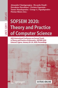 Enlarge image Cover: SOFSEM 2020: Theory and Practice of Computer Science - Springer