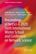 Cover: Proceedings of NetSci-X 2020: Sixth International Winter School and Conference on Network Science - Springer