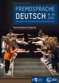Cover: Fremdsprache Deutsch - - Heft 62 (2020): Performative Didaktik - Erich Schmidt Verlag