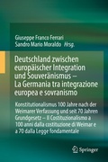 Bild: Deutschland zwischen europ&auml;ischer Integration und Souver&auml;nismus - La Germania tra integrazione europea e sovranismo - Springer