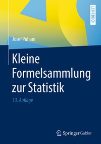 Abbildung von: Kleine Formelsammlung zur Statistik - Springer Gabler