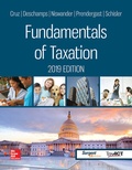 Cover: Fundamentals of Taxation 2019 Edition - McGraw-Hill Education