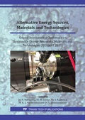 Cover: Alternative Energy Sources, Materials and Technologies - Trans Tech Publications Ltd