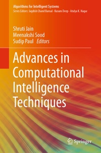 Enlarge image Cover: Advances in Computational Intelligence Techniques - Springer