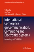 Cover: International Conference on Communication, Computing and Electronics Systems - Springer