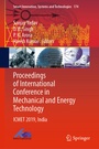 Cover: Proceedings of International Conference in Mechanical and Energy Technology - Springer