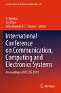 Cover: International Conference on Communication, Computing and Electronics Systems - Springer