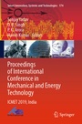 Cover: Proceedings of International Conference in Mechanical and Energy Technology - Springer