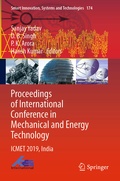Cover: Proceedings of International Conference in Mechanical and Energy Technology - Springer