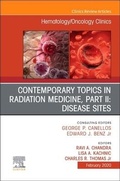 Cover: Contemporary Topics in Radiation Medicine, Part II: Disease Sites, An Issue of Hematology/Oncology Clinics of North America: Volume 34-1 - Elsevier