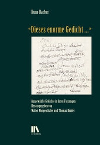 Abbildung von: «Dieses enorme Gedicht .» - Chronos
