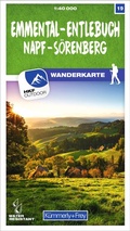 Cover: K&uuml;mmerly+Frey Wanderkarte 19 Emmental, Entlebuch 1:40.000 - Hallwag K&uuml;mmerly+Frey