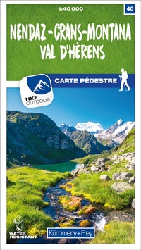 Abbildung von: Kümmerly+Frey Wanderkarte 40 Nendaz, Crans-Montana 1:40.000 - Hallwag Kümmerly+Frey