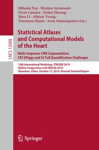 Abbildung von: Statistical Atlases and Computational Models of the Heart. Multi-Sequence CMR Segmentation, CRT-EPiggy and LV Full Quantification Challenges - Springer