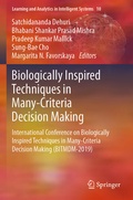 Cover: Biologically Inspired Techniques in Many-Criteria Decision Making - Springer