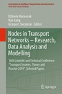 Cover: Nodes in Transport Networks - Research, Data Analysis and Modelling - Springer