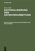 Cover: Entwicklung und Einf&uuml;hrung von EDV-Systemen - De Gruyter Oldenbourg