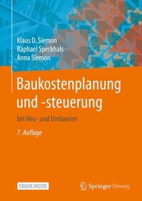 Abbildung von: Baukostenplanung und -steuerung - Springer Vieweg