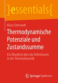 Abbildung von: Thermodynamische Potenziale und Zustandssumme - Springer Spektrum