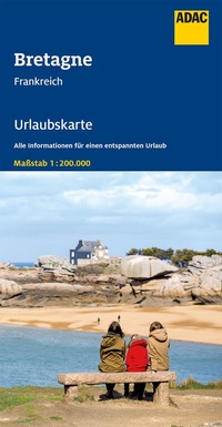 Abbildung von: ADAC Urlaubskarte Bretagne 1:200.000 - ADAC Kartografie ein Imprint von MAIRDUMONT
