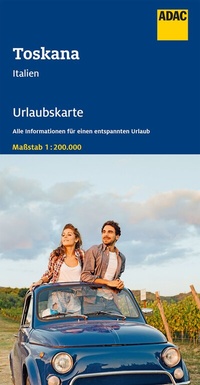 Abbildung von: ADAC Urlaubskarte Toskana 1:200.000 - ADAC Kartografie ein Imprint von MAIRDUMONT