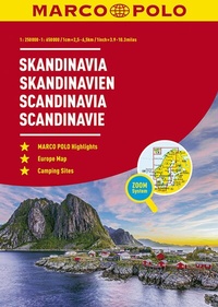 Abbildung von: MARCO POLO Reiseatlas Skandinavien 1:250.000 / 1:650.000 - MARCO POLO ein Imprint von MAIRDUMONT