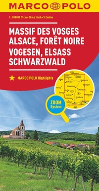 Abbildung von: MARCO POLO Regionalkarte Vogesen, Elsass, Schwarzwald 1:200.000 - MARCO POLO ein Imprint von MAIRDUMONT