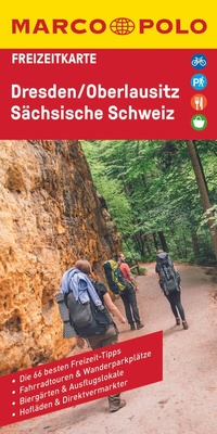 Abbildung von: MARCO POLO Freizeitkarte 24 Dresden, Oberlausitz, Sächsische Schweiz 1:110.000 - MAIRDUMONT