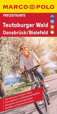 Abbildung von: MARCO POLO Freizeitkarte 13 Teutoburger Wald, Osnabrück, Bielefeld 1:110.000 - MARCO POLO ein Imprint von MAIRDUMONT