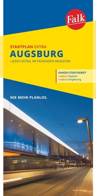 Abbildung von: Falk Stadtplan Extra Augsburg 1:20.000 - Falk ein Imprint von MAIRDUMONT