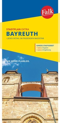 Abbildung von: Falk Stadtplan Extra Bayreuth 1:15.000 - Falk ein Imprint von MAIRDUMONT