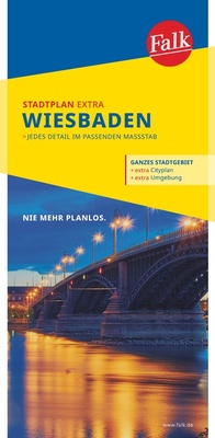 Abbildung von: Falk Stadtplan Extra Wiesbaden 1:20.000 - Falk ein Imprint von MAIRDUMONT