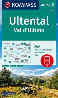 Abbildung von: KOMPASS Wanderkarte 052 Ultental, Val d'Ultimo 1:25.000 - KOMPASS-Karten