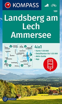 Abbildung von: KOMPASS Wanderkarte Landsberg am Lech, Ammersee - KOMPASS-Karten