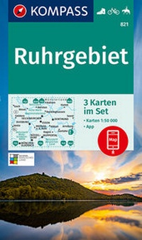 Abbildung von: KOMPASS Wanderkarte Ruhrgebiet - KOMPASS-Karten