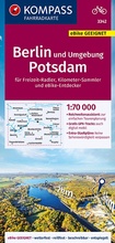 Cover: KOMPASS Fahrradkarte 3342 Berlin und Umgebung, Potsdam 1:70.000 - KOMPASS-Karten