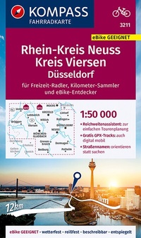 Abbildung von: KOMPASS Fahrradkarte 3211 Rheinkreis Neuss, Kreis Viersen 1:50.000 - KOMPASS-Karten
