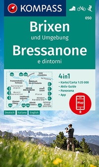 Abbildung von: KOMPASS Wanderkarte 050 Brixen und Umgebung, Bressanone e dintorni 1:25.000 - KOMPASS-Karten