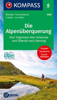 Abbildung von: Die Alpenüberquerung - KOMPASS-Karten