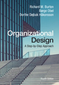 Enlarge image Cover: Organizational Design - Cambridge University Press