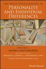 Cover: The Wiley Encyclopedia of Personality and Individual Differences, Models and Theories - Wiley