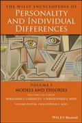 Cover: The Wiley Encyclopedia of Personality and Individual Differences, Models and Theories - Wiley