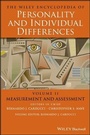Cover: The Wiley Encyclopedia of Personality and Individual Differences, Measurement and Assessment - Wiley