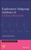 Cover: Exploratory Subgroup Analyses in Clinical Research - Wiley