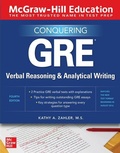 Cover: McGraw-Hill Education Conquering GRE Verbal Reasoning and Analytical Writing, Second Edition - McGraw-Hill Education