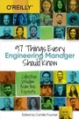 Cover: 97 Things Every Engineering Manager Should Know - O'Reilly