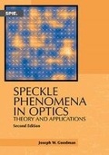 Cover: Speckle Phenomena in Optics - SPIE Press