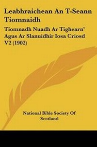 Abbildung von: Leabhraichean An T-Seann Tiomnaidh - Kessinger Publishing
